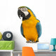 Blue-and-yellow and Green-winged Macaws Wall Decal