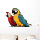Blue-and-yellow Macaw Wall Decal