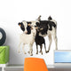Calf with Goats and Hens Wall Decal