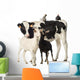 Calf with Goats and Hens Wall Decal