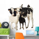 Calf with Goats and Hens Wall Decal