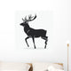 Isolated deer Wall Decal