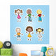 Kids Group Wall Decal