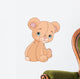 Sitting Teddy Bear Wall Decal