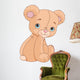 Sitting Teddy Bear Wall Decal