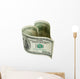Heart shaped money Wall Decal