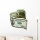Heart shaped money Wall Decal