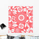 Pink and White Floral Wall Decal