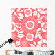 Pink and White Floral Wall Decal