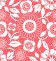 Pink and White Floral Wall Decal