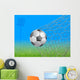 Soccer Ball in Goal Wall Mural