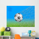 Soccer Ball in Goal Wall Mural