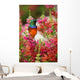 Hummingbird on branch Wall Mural