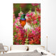 Hummingbird on branch Wall Mural