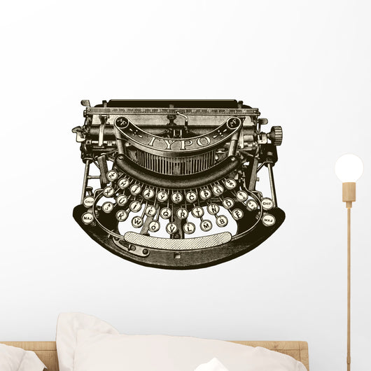 Typewriter Wall Mural