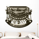Typewriter Wall Mural
