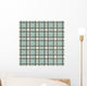 Retro Geometric Seamless Pattern Wall Decal
