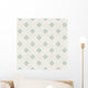 Vintage Seamless Pattern with Wall Decal