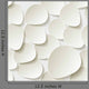 White Roses Leaves Pattern Wall Decal