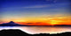Wide Angle Sunset Wall Decal