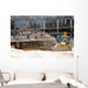 construction site and bulldozzer Wall Mural