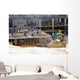 construction site and bulldozzer Wall Mural