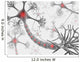 Neurons the Brainstorm Wall Mural