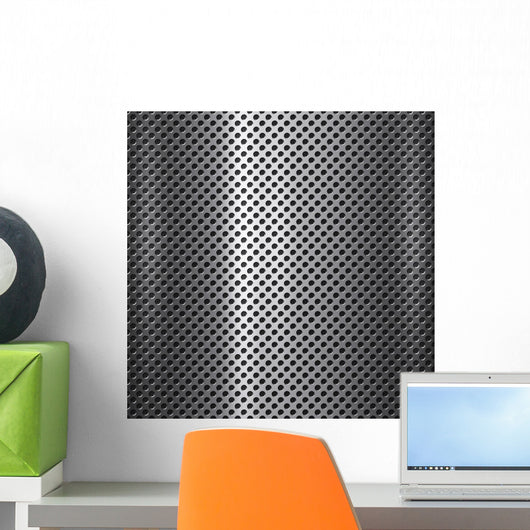 Metal mesh background or texture Wall Mural