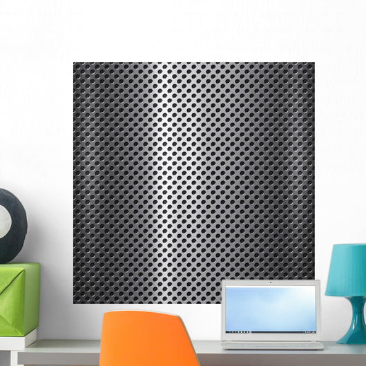 Metal mesh background or texture Wall Mural
