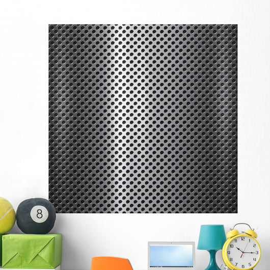 Metal mesh background or texture Wall Mural