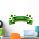 A green symbol for St. Patrick's Day Wall Decal