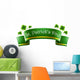 A green symbol for St. Patrick's Day Wall Decal