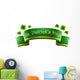 A green symbol for St. Patrick's Day Wall Decal