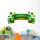 A green symbol for St. Patrick's Day Wall Decal