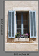 Window with Flowers Lourmarin