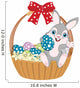 Easter Basket Bunny Wall Decal