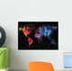 Night World Map with