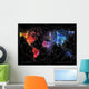 Night World Map with