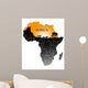 Continent Africa Wall Decal