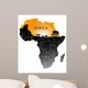 Continent Africa Wall Decal