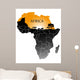 Continent Africa Wall Decal