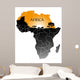 Continent Africa Wall Decal