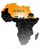 Continent Africa Wall Decal