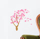 Cherry branch in blossom. Wall Decal