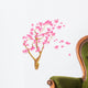 Cherry branch in blossom. Wall Decal
