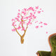 Cherry branch in blossom. Wall Decal