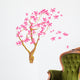 Cherry branch in blossom. Wall Decal