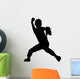 Baseball boy silhouette Wall Decal