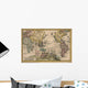 Pacific Old Map Wall Mural