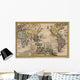 Pacific Old Map Wall Mural